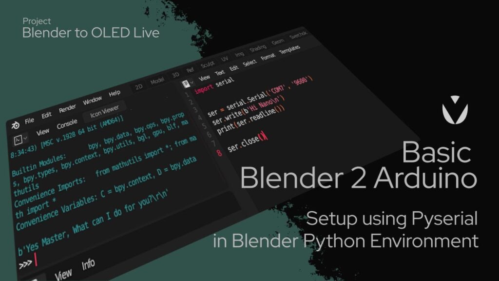 blener arduino serial communication