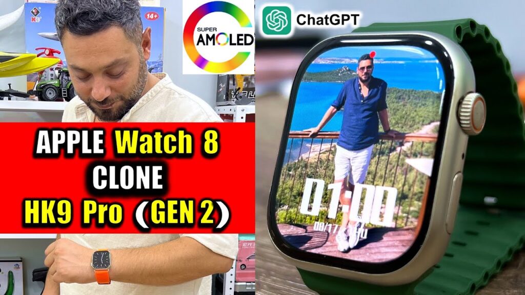 HK9 Pro GEN 2 AMOLED Smartwatch - APPLE Watch 8 Clone Review