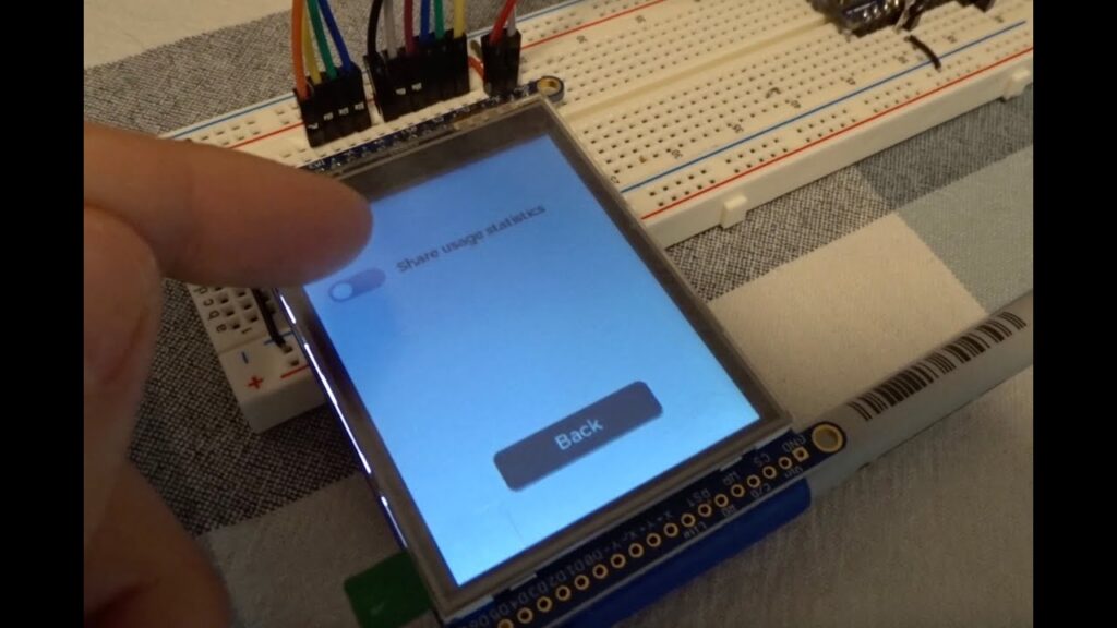 Arduino Touch Controls on a Squareline Studio UI | Tutorials | nerdhut.de