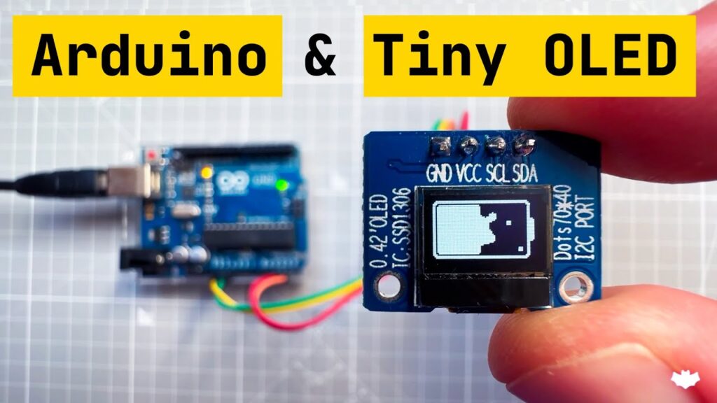 Arduino + Tiny OLED  (Tutorial for beginners, Arduino UNO, SSD1306 72x40px OLED Display, u8g2)