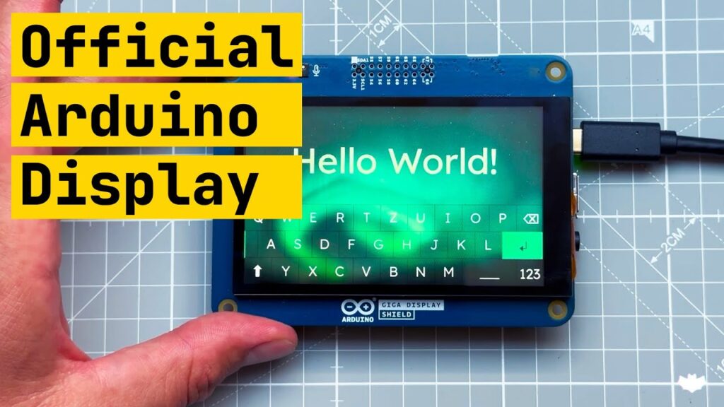 Arduino Display You've Been Waiting For: Arduino Giga Display Shield