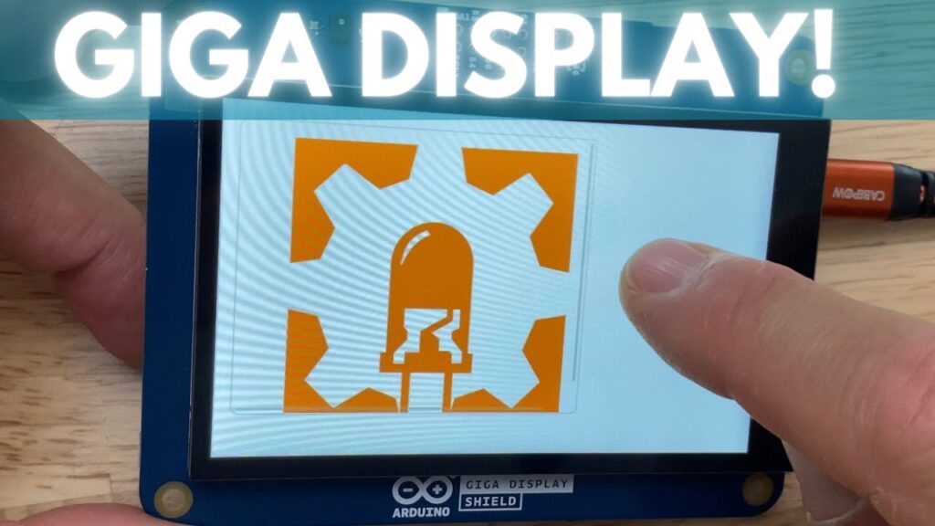 Arduino Giga Display for Giga R1 WiFi - first impressions  #Giga Display #Giga R1 WiFi #arduino