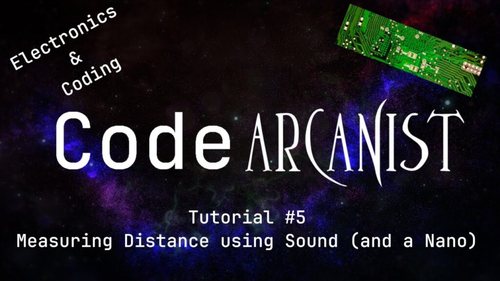 Arduino Tutorial #5 - Measuing distance using an Ultrasonic distance module and an Arduino Nano