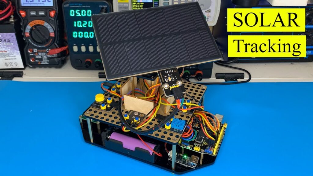 how to make a solar tracking system using arduino , keyestudio